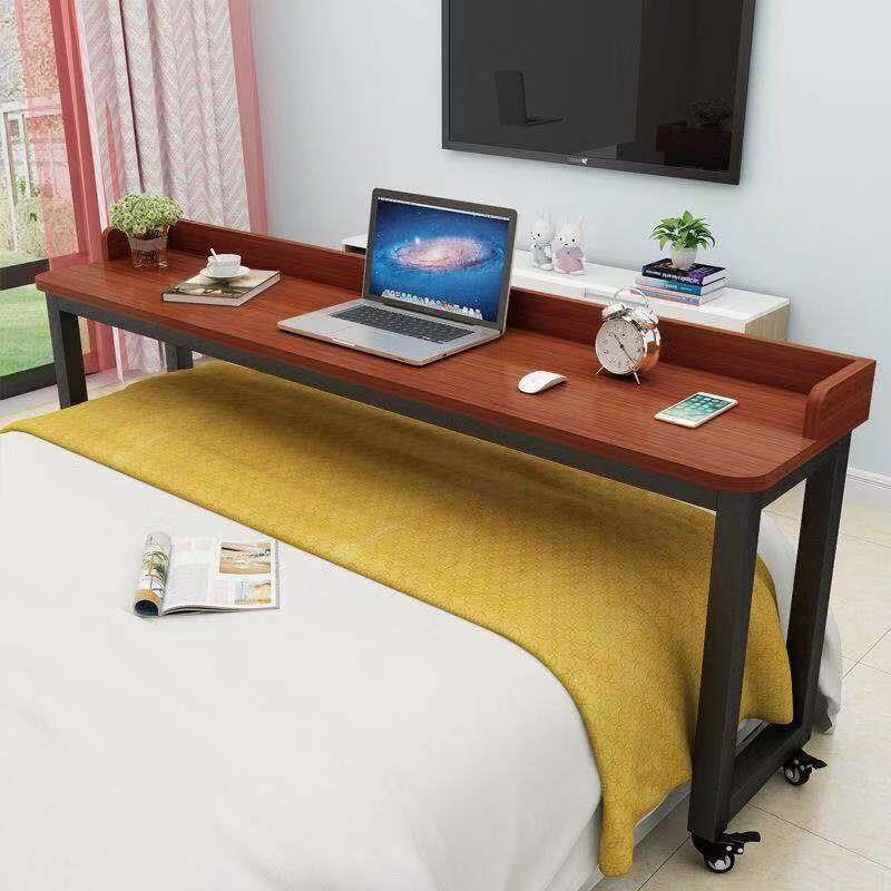 家床用床跨床桌上书桌桌可移号动大跨床桌懒人边桌电脑桌双人床上