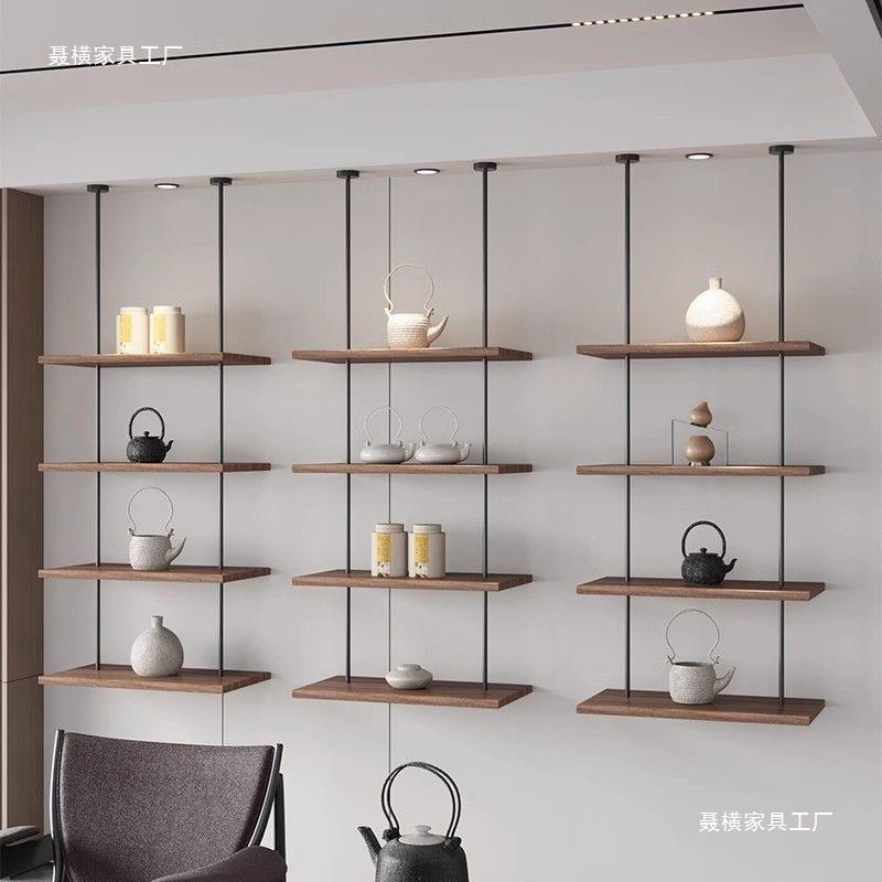 铁艺吊架置物架隔悬柜挂展示架板吊吊顶书上架墙壁挂架创意见详情