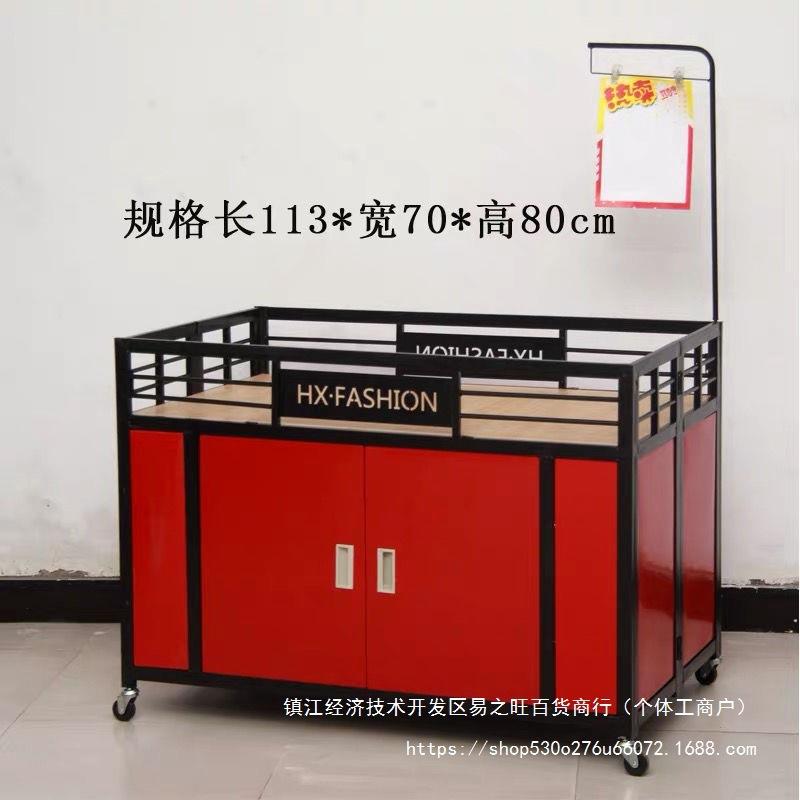 超市促销场展示服装店货推车折叠车商特卖无品牌/摆摊小推台车金