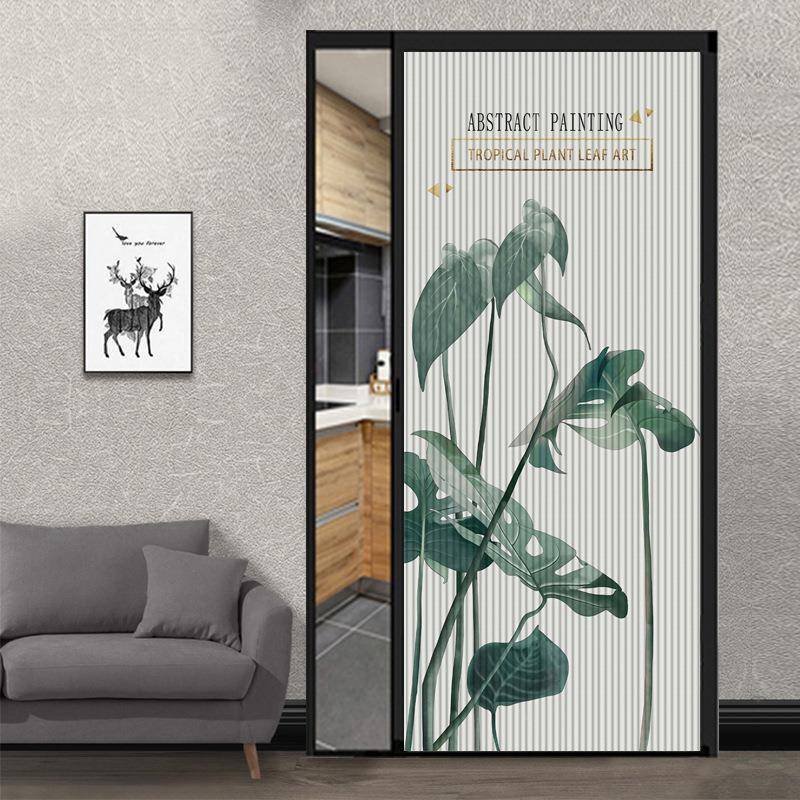 折轨叠门阳台隔断门卫房生间厨推拉门衣柜门无折蜂叠推拉323巢移