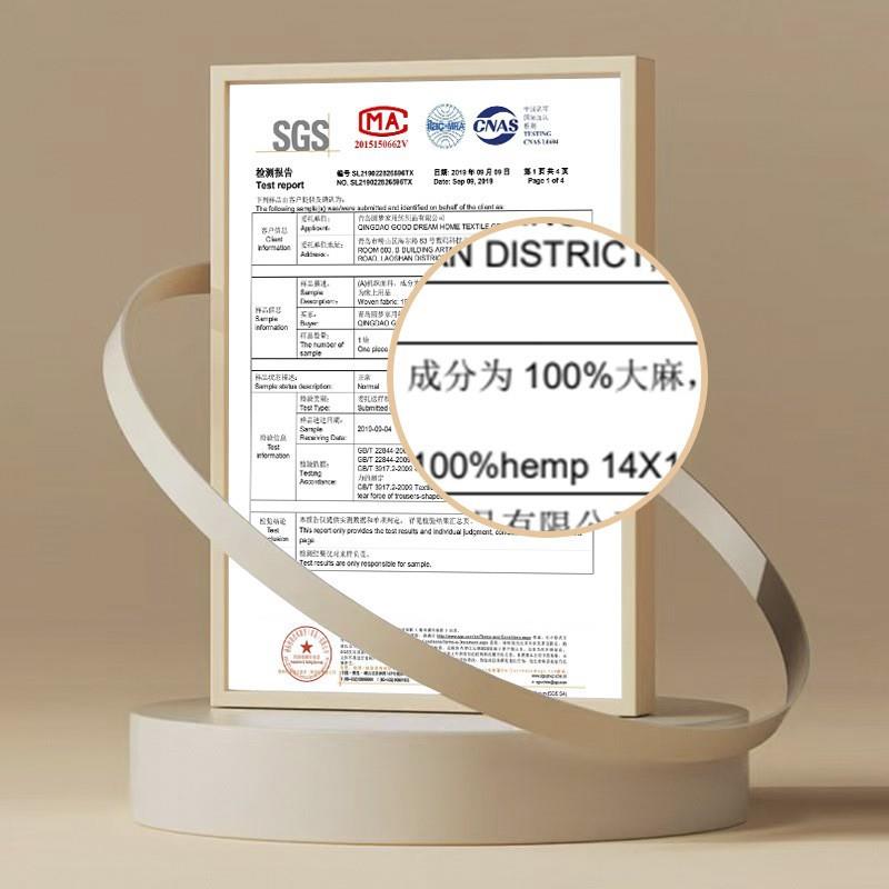 5支UEM大麻面料超料窗宽幅汉麻床品帘服1装餐巾桌布雨露麻布布匹