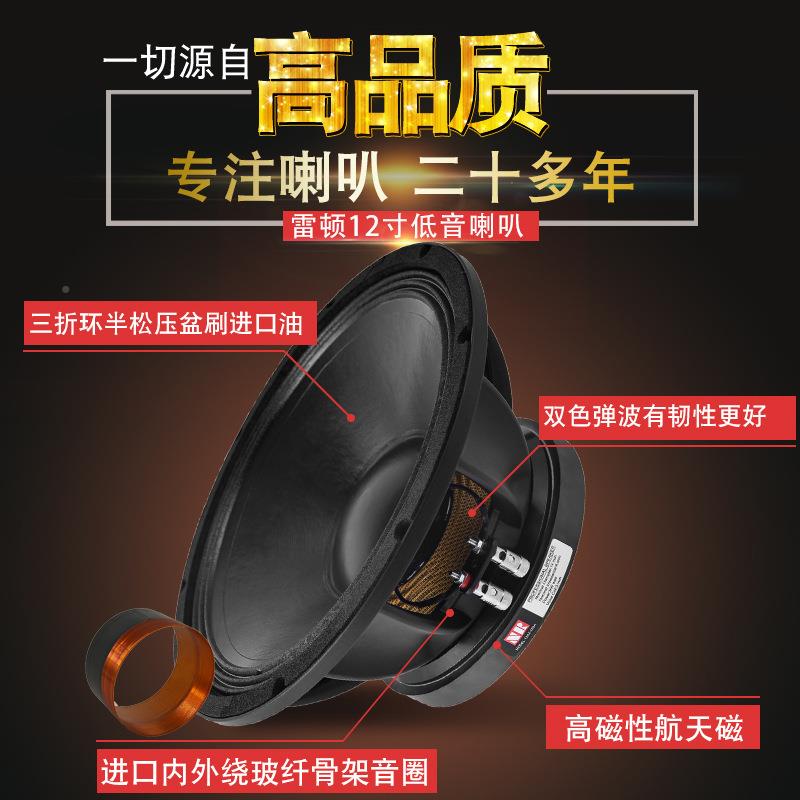 雷顿5NR工厂直销高品质12寸1寸1寸大功全ZAS频演出率8扬声器喇叭