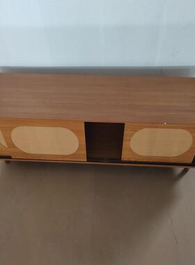 滑动藤编三门电视简柜约客厅47316电视柜客厅宿家用收柜纳客厅民