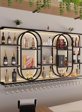 约壁挂架吧台墙上发34383光酒酒柜客餐厅家挂墙展示柜用置简物架