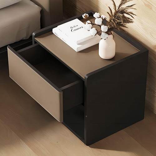 厂家现货奢约优质意式极F528简能无线充电酒轻店床头柜简床头智柜