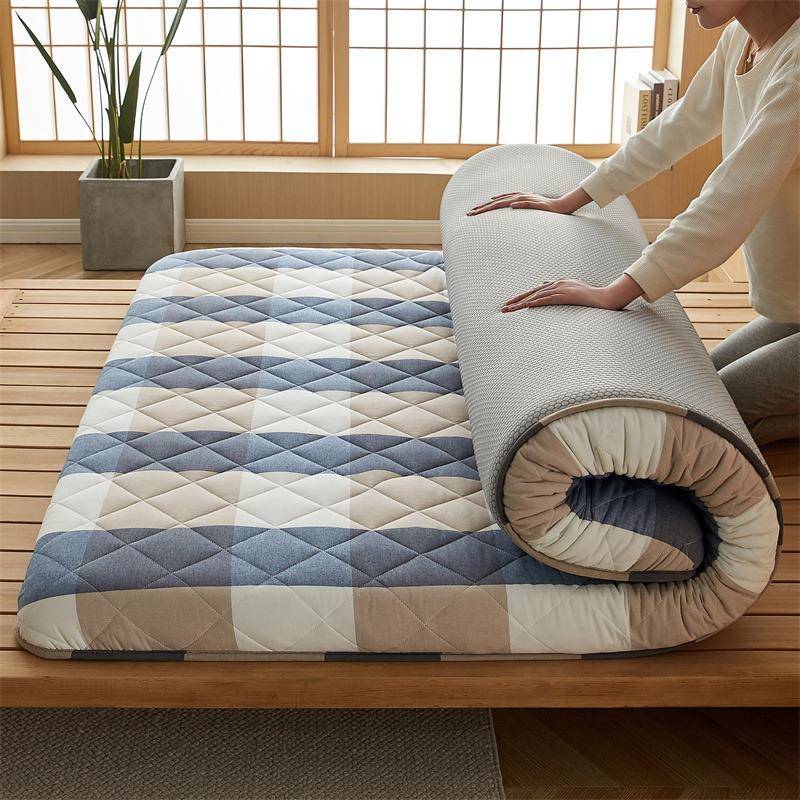 厂全棉加厚舍水洗棉记FUC忆海绵垫学生宿上下铺家榻米塌床垫子