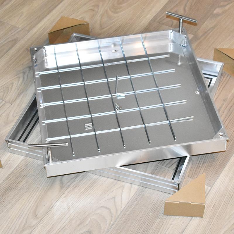 苏州隐现货市政园林铝合金隐形井VPZ装饰式形井盖下沉井盖盖