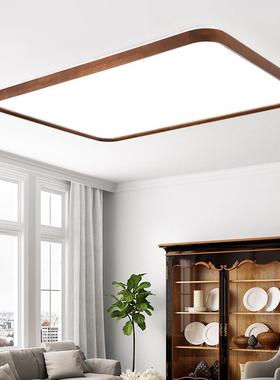 新中式超17081薄客厅吸顶灯卧大厅主大灯灯气实木餐厅室灯中国风