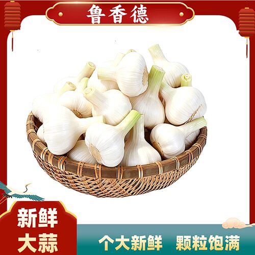 新鲜多瓣大蒜农家蒜蔬菜