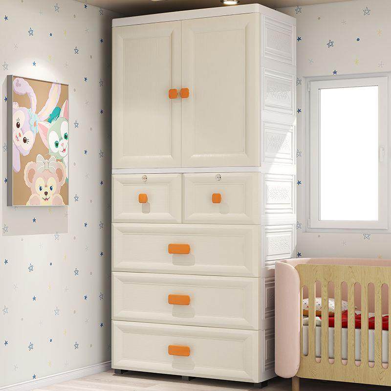 简易儿童衣柜家用卧室现代简约挂衣收纳柜塑料开门宝宝婴儿挂衣橱,农用物资,其他肥料,淘宝优惠券,粉丝福利购,淘宝优惠卷