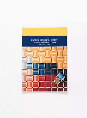 法国出品真线ART237色卡本十字绣更新版真线色卡手缝线刺绣线色卡