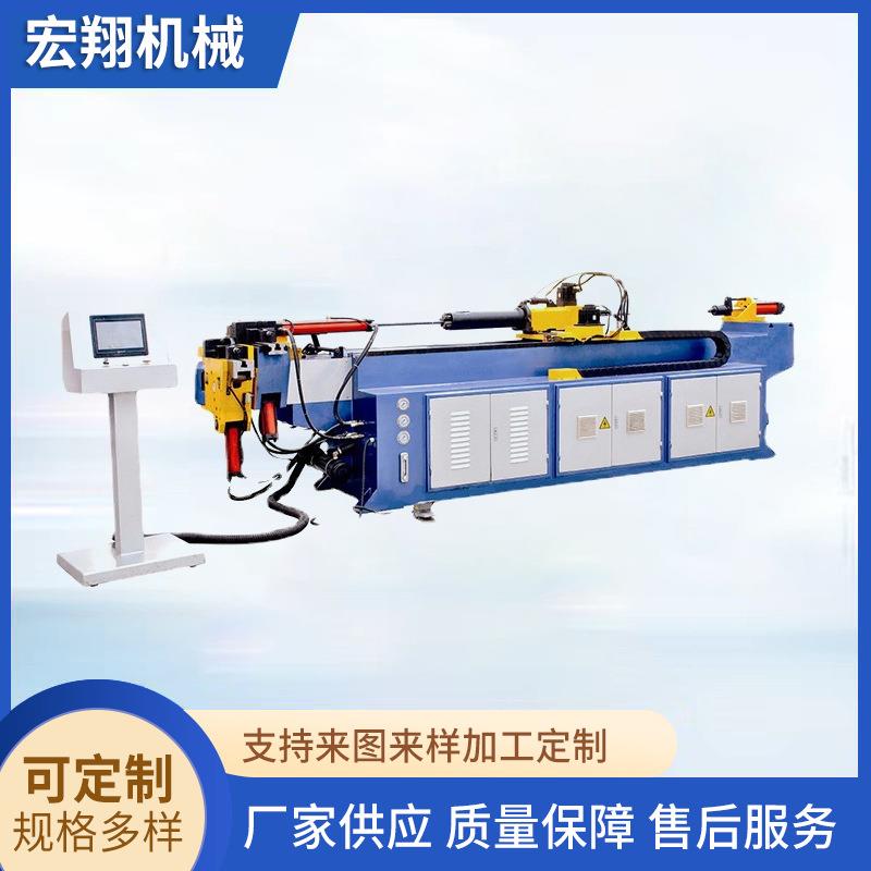 滚圆机立式三轮卷弯机宏翔自动送料切管机、三维数控弯管机