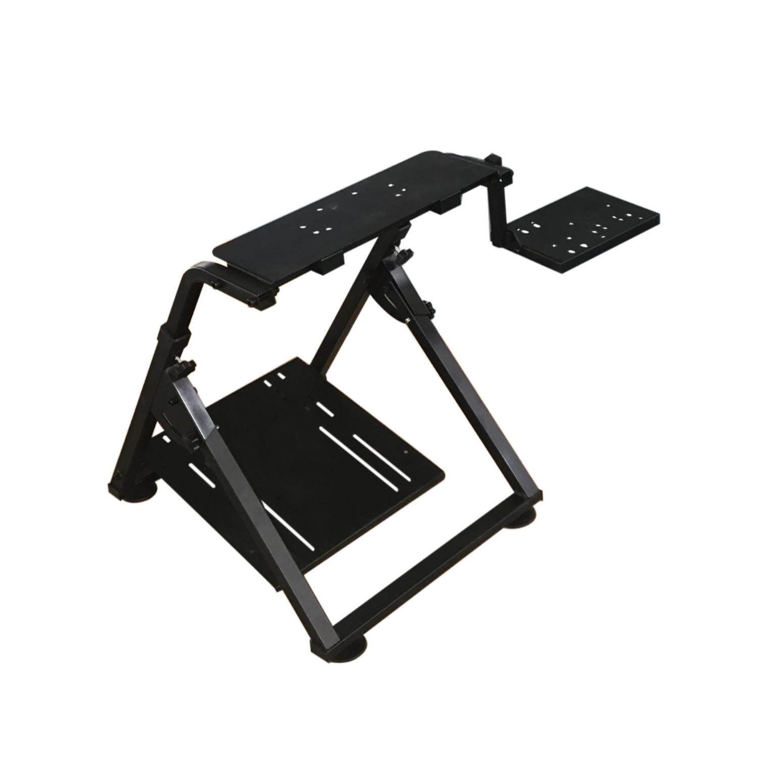 升级X型折叠赛车模拟游戏方向盘支架罗技g29g27t300t500FANATEC