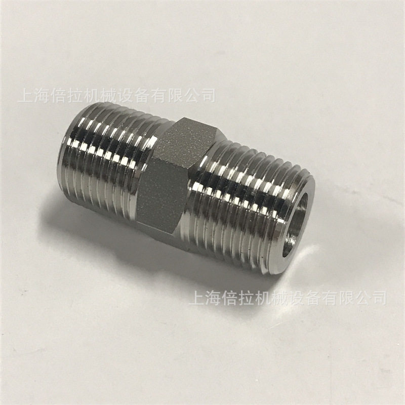 TENHEFLOW304不锈钢双头外丝1''内螺纹丝扣接头锻压件