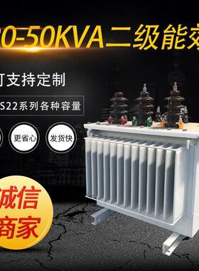 二级能效变压器S20-M-50kVA/10/0.4kV-NX2三相油浸式电力变压器