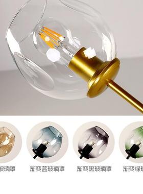 厅服装店装饰灯后具内现代创餐意个性xg-028客厅灯卧室分子灯魔豆