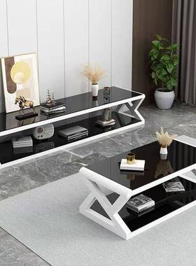 客厅电视柜钢化玻现璃客厅柜简约代茶BC856-3茶铁几电视柜组合艺