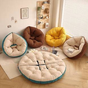 榻榻坐看垫靠背一88851009体地毯上书座垫加厚蒲团懒人米沙发坐墩