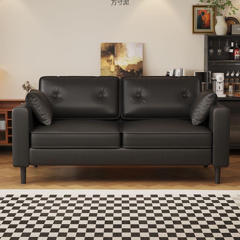 沙小户型公出租房屋双三人皮质沙发服寓装店家用客厅简见详情发小