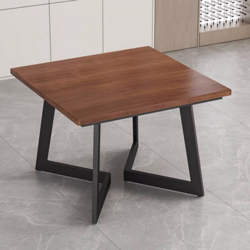 新定制CDX岩板瓷砖桌腿铁艺茶几架底座支餐实木板桌脚款大理石正