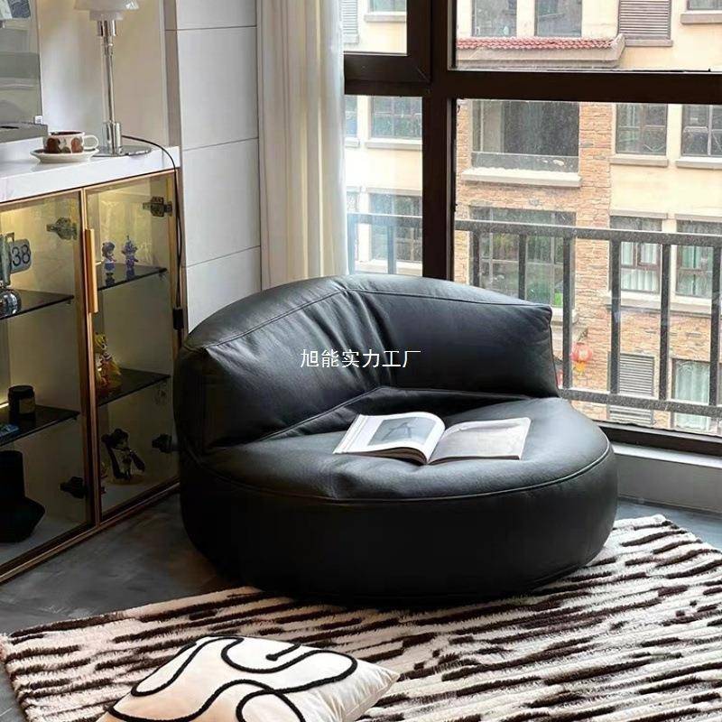 懒月人沙可躺睡单人半卧室小DAJ可发沙发榻榻米坐墩休闲椅出租房