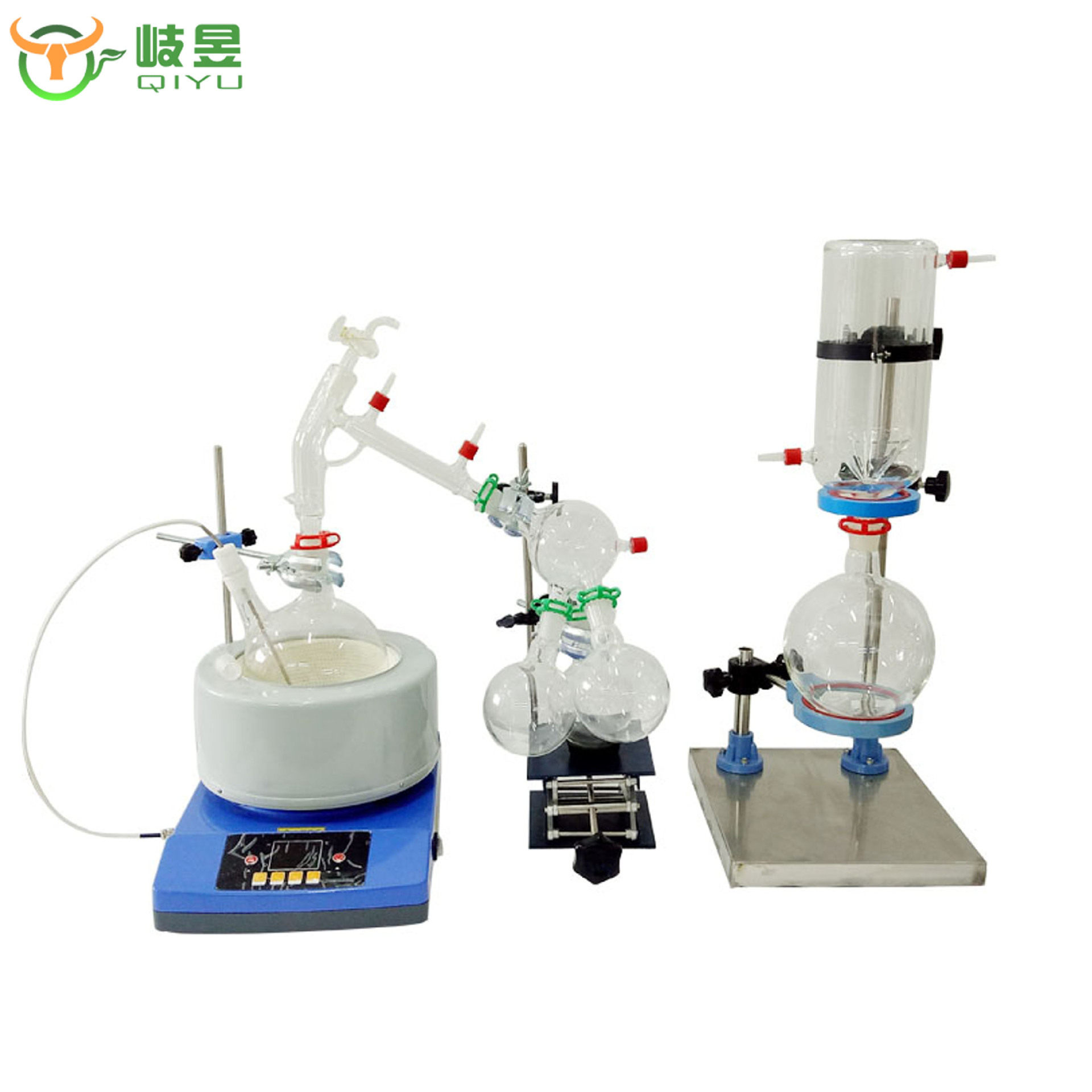 岐昱自动化短程分子蒸馏 刮板式薄膜蒸发器 液液提取 精馏装置