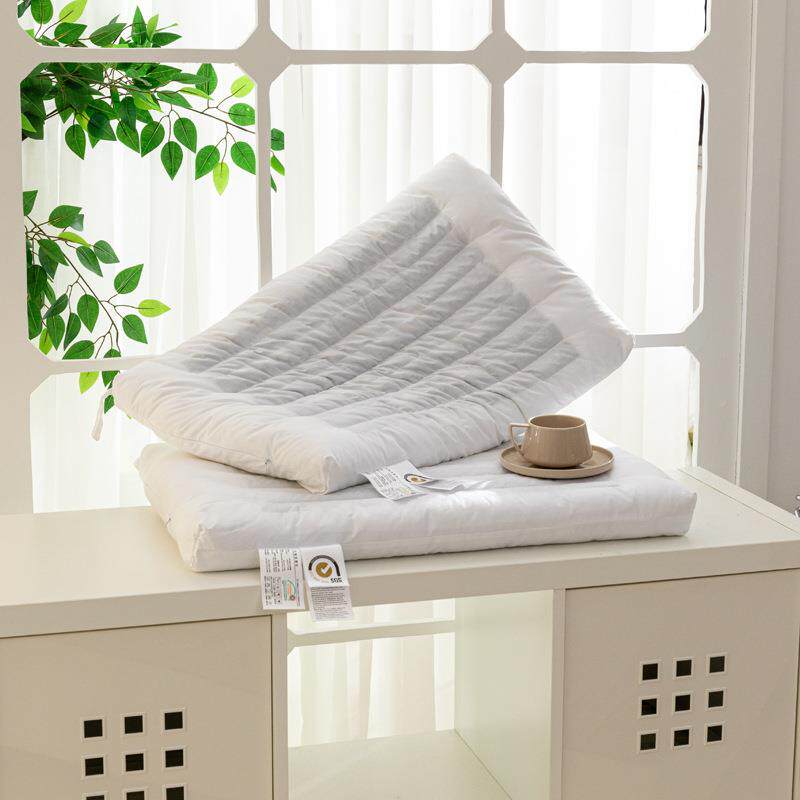 全棉A类草本决明子低平枕矮CSA类决枕超低枕枕头枕芯柔软薄款48*7