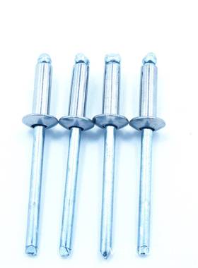 GB1CEX铆2618抽芯钉d.2开口型扁3圆头不锈钢+不锈铁