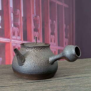 砂铫煮水壶泡电炉炭炉套装陶家用陶壶跳盖红单壶泥355烧水茶壶