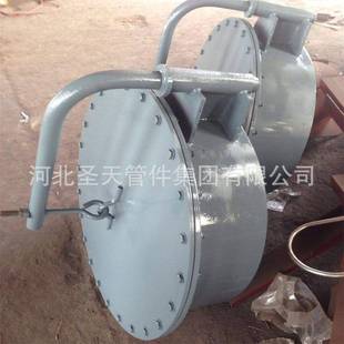 快开式直吊盖法芯兰垂人孔回转盖TAH平焊法兰人孔DN500压带常人孔