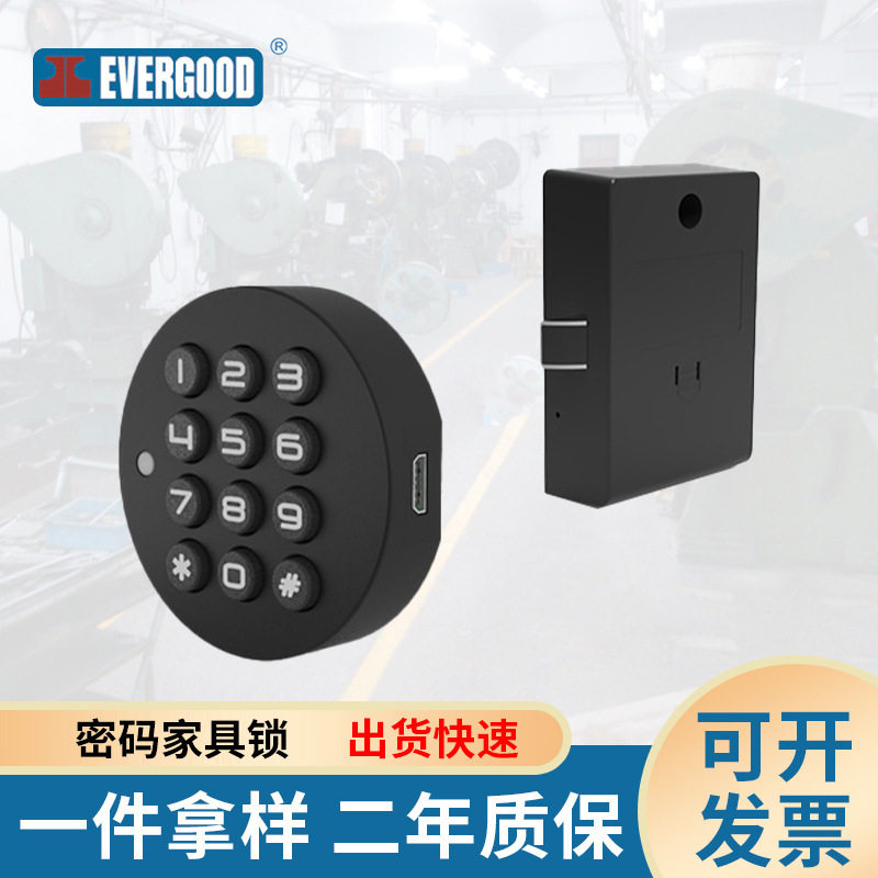 智能电子密码锁文件柜衣柜对开门