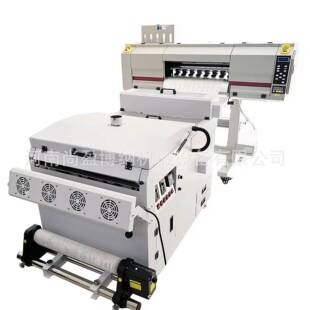 厂家自动白墨抖粉打印机宽柯DTF幅直式 A4T恤衣服 喷印烫花机AT800