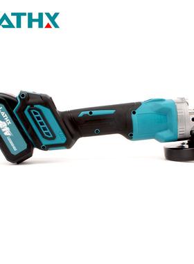 充电式档调速手持角磨机无刷锂电便抛光机TSQ无大功率电动6线携磨