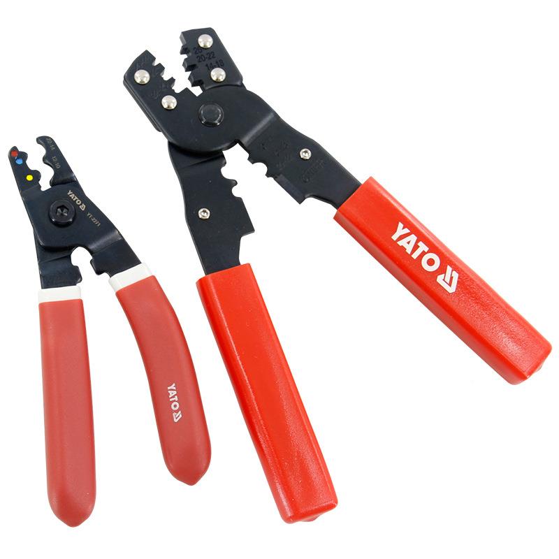 易尔(AYTO)压线钳冷压端子电工夹压接线插簧线铜子裸端YT-2255鼻