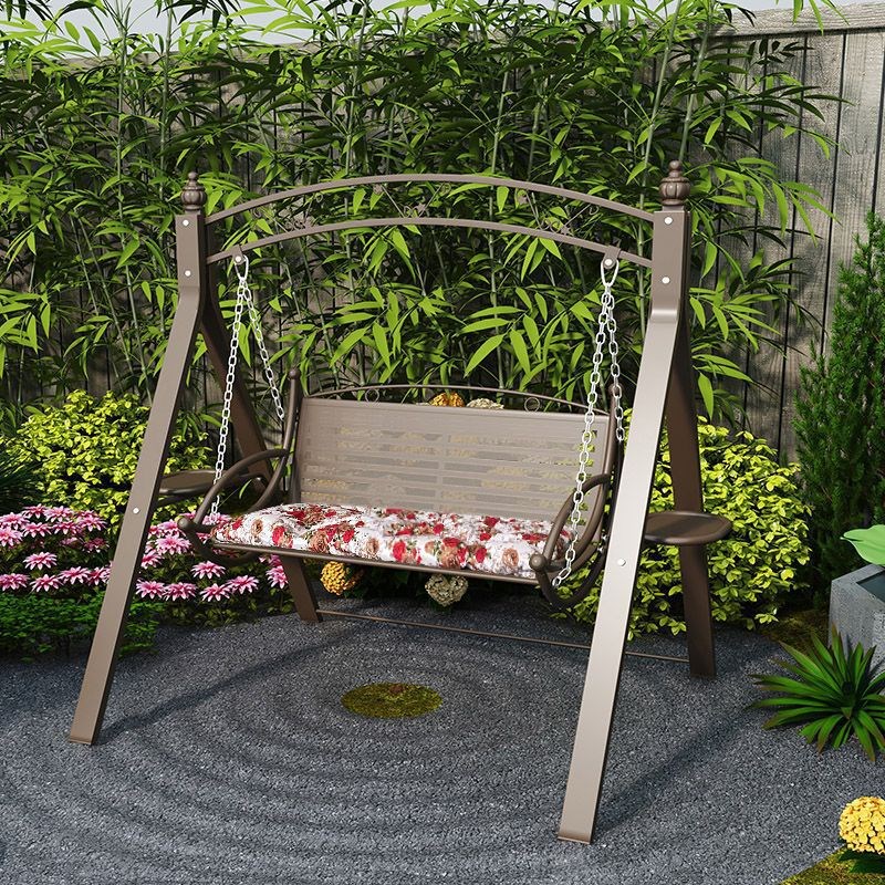 Zy户外秋千庭院荡秋千室外双人吊床室内小院摇篮家用花园铁艺摇摇