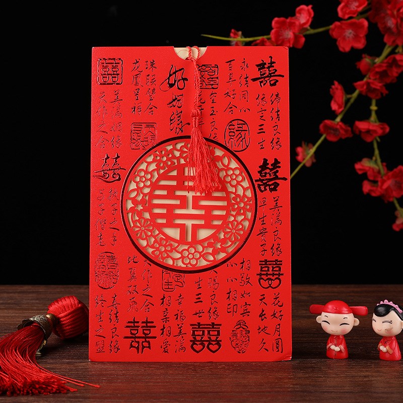 请帖2020婚礼结婚请柬喜帖创意风欧式邀请函网红打印