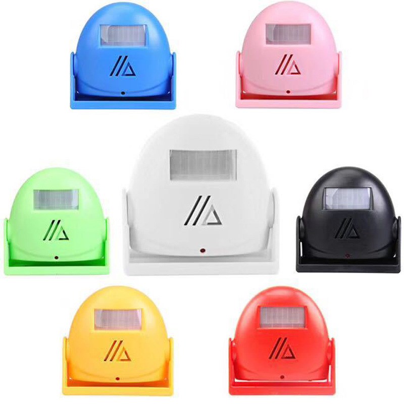 门口欢迎光临迎宾器店铺超市人体感应语音提示器仓库报警器门铃