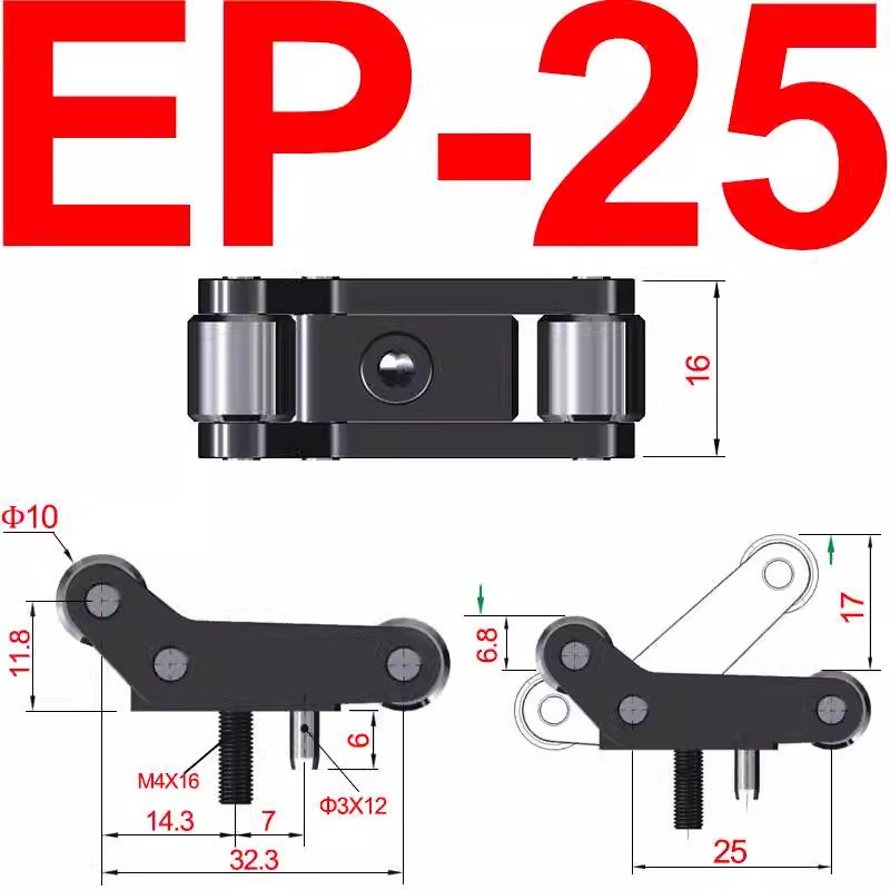 EP模板加速器 二次顶出机构 CUMSA模板加速顶EP20 EP25 EP37 EP50
