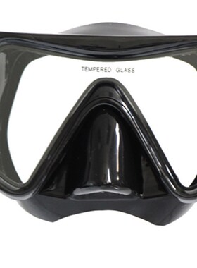 DIDEEP成人潜水镜浮潜面镜游泳蛙镜 钢化玻璃大视野肺潜水装备