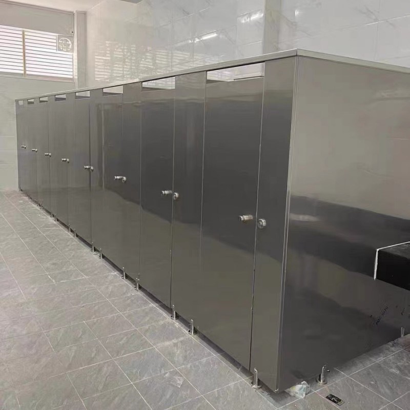 公共卫生间隔断板学校洗手间厕所PVC防潮防水板304不锈钢铝蜂窝板