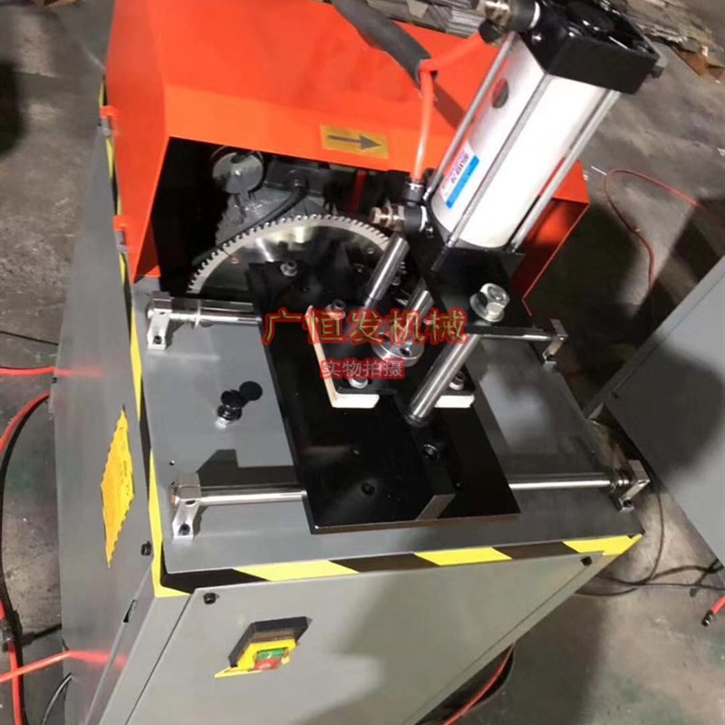 断桥铝铝合金门窗设备护角切割机高精密气动半自动切割机