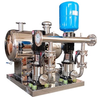 泵房水箱式 无负压供水设备泵组恒压变频一用一备箱泵一体化给水泵