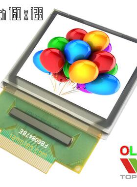 1.45英寸oled液晶显示屏彩色160x128小尺寸UG-6028GDEAF01拓微