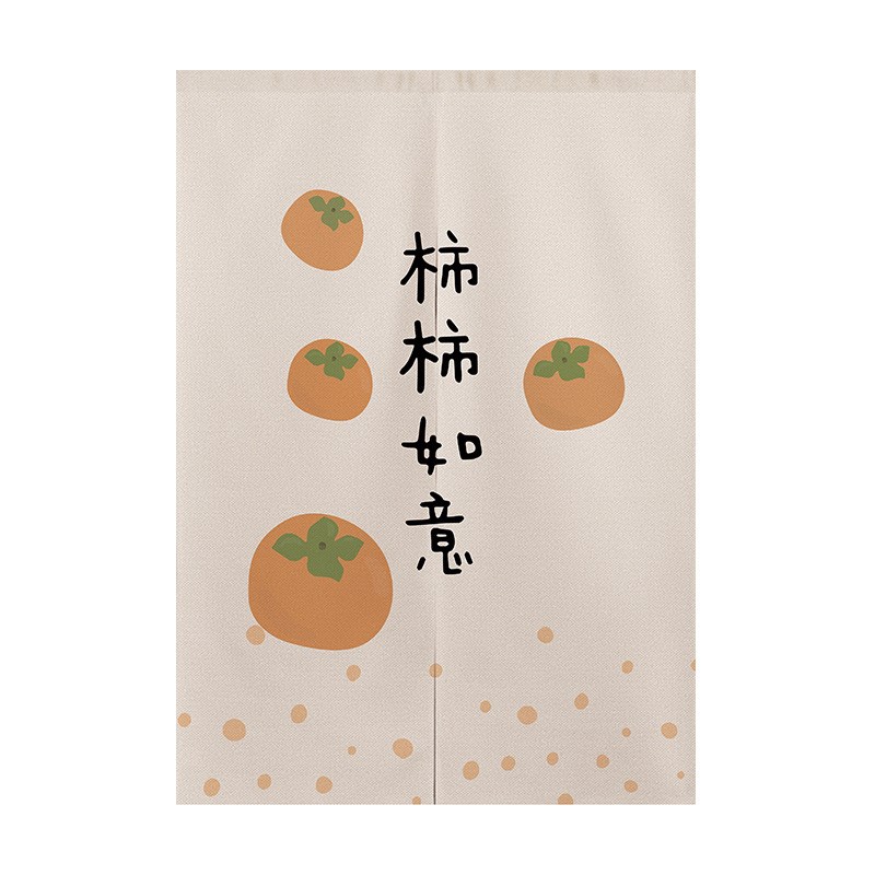 中式古典门帘卧室遮挡帘厨房隔断帘卧室卫生间玄关半截帘免打孔