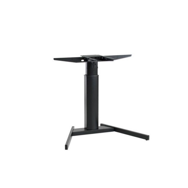 橙色未来单腿单电机双节升降办公开会演讲桌可调节式电动讲台桌