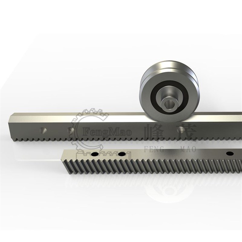 现货供应合金钢V型导轨 自动化桁架机械精密带齿条直线导轨