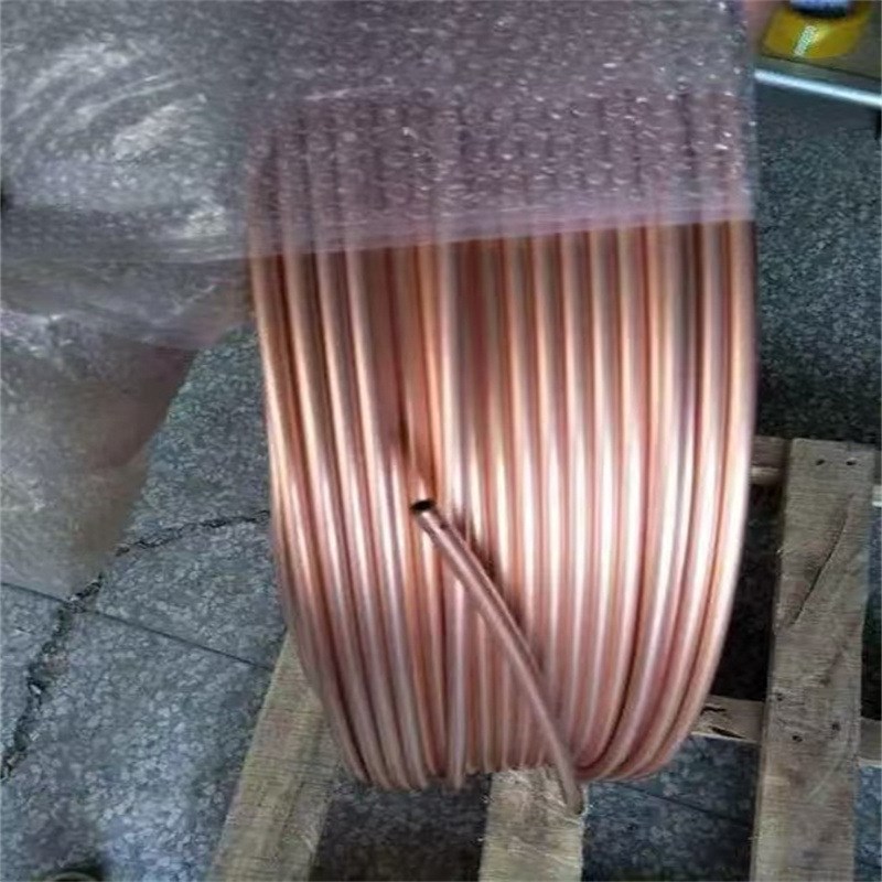 T2紫铜管外径4mm壁厚1mm内径2mm空心红铜管厚薄壁 毛细精抽纯铜管