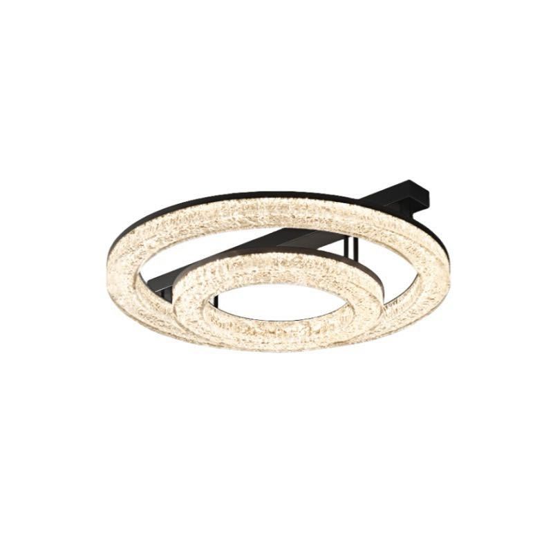 意式极简全铜树脂客厅灯大气设计师2024新款现代简约主卧室吸顶灯