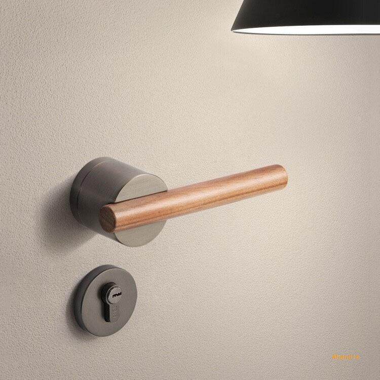 卧室门锁内5831分体锁室房胡桃木房间门把手家用通用型锌合金静设,基础建材,机械门锁,淘宝优惠券,粉丝福利购,淘宝优惠卷