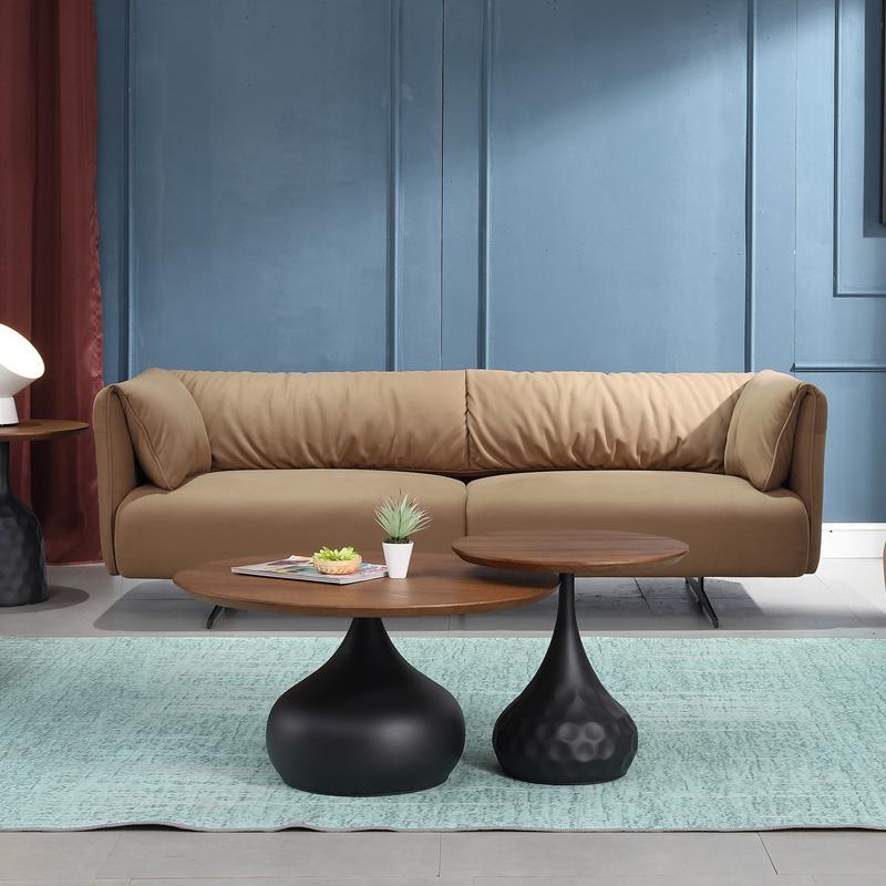 沙意式极简科技布沙发组合单人人SF2022沙发设师客厅三接计待沙布